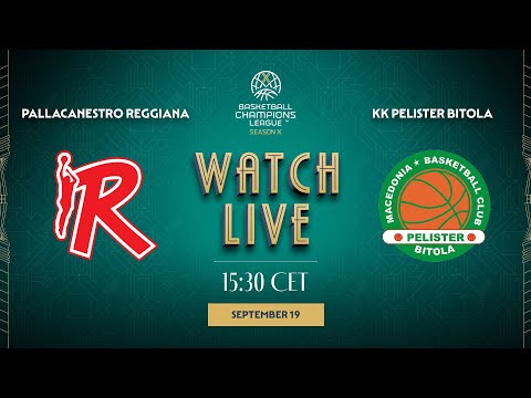 Pallacanestro Reggiana v KK Pelister Bitola | Full Basketball Game | BCL 2025-26