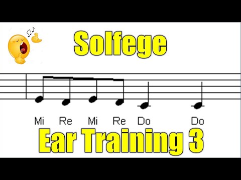 Call and Response Solfege Song 3 of 5 - from Exercises for Ear Triaining