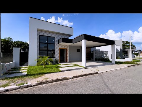 Linda casa com 3 dormitórios à venda, 169,19m² | Condomínio Parque das Araucárias - Tremembé/SP