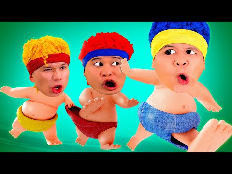 Mini Boom-Boom, Mini Cha-Cha, Mini Lya-Lya and Mini Chicky | D Billions Kids Songs