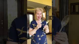 Creating Texture: Using Spoons &amp; Knives Impasto Landscape Painting Technique #shorts #art #painting