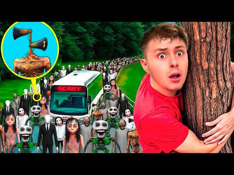 Našel jsem AUTOBUS Všech MONSTER ve Skutečném Životě! SIREN HEAD, CARTOON CAT, a MAMA.EXE
