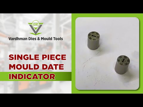 Single Piece mould date indicator
