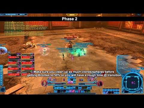 SWTOR Hardmode Dread Master Brontes - Dread Fortress operation guide
