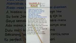 Download lagu TABOLA BALE(SILET OPEN UP feat Jacson Zeran,Juan Reza, Diva Aurel{lirik lagu} mp3