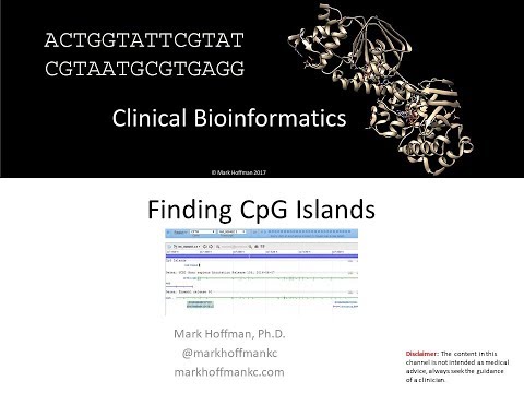 Clinical Bioinformatics - Finding CpG Islands using NCBI Genome Data Viewer