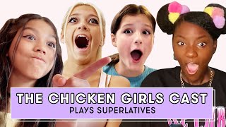 Hayley LeBlanc, Txunamy Ortiz, and the Cast of Chicken Girls Play Superlatives | Superlatives video