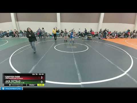 92-94 Lbs Round 2 - Sawyer Farr, Apex Grappling Academy Vs Jack Pattillo, Grapevine Wrestling Club