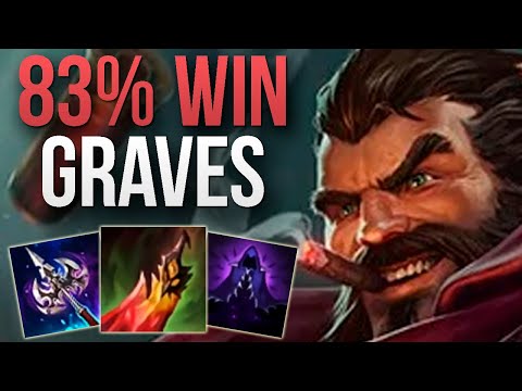 CHALLENGER 83% WIN RATE GRAVES MAIN! | CHALLENGER GRAVES JUNGLE GAMEPLAY | Patch 10.8 S10