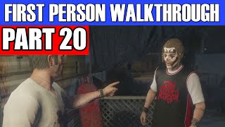 GTA 5 First Person Gameplay Walkthrough Part 20 - SNIPER ELITE! | GTA 5 First Person