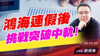 鴻海連假後挑戰突破中軌！｜台股攻略｜劉烱德