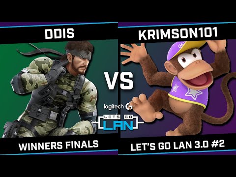 DDIS (Snake) vs Krimson101 (Diddy Kong) - Logitech G Let's Go LAN 3.0 #2 - Winners Finals