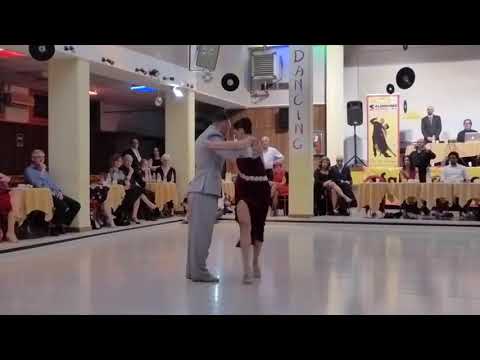  Maximiliano Cristiani  and  Karina Colmeiro  are  dancing  to  the  tango  "  La Serenata  "  by  Alberto Castillo  in  2018