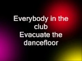 Cascada - Evacuate The Dancefloor lyrics 