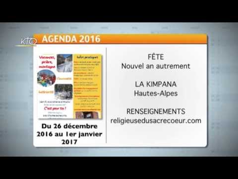 Agenda du 25 novembre 2016