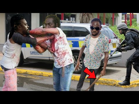 Beenie man an Bounty killer F!gh+ Buju Banton got Involved an did this + Police video exposed!