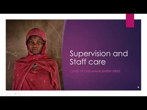 GBVIMS COVID-19 Series: Remote Supervision and Staff Care