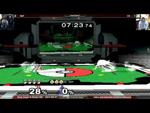 Break Smash #08   SSBM L7   Tek9 VS C!Z