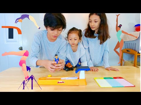 Playing 'Fantastic Gymnastics Vault Challenge' but end up singing