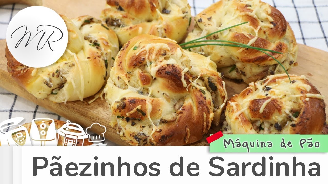 Pãezinhos de Sardinha na Máquina de Pão - Maurício Rodrigues