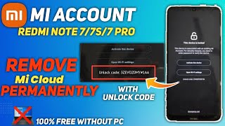 Redmi Note 7/7s/7 Pro Mi Account Bypass Permanently Without PC Free Remove Mi Account in Redmi 100%