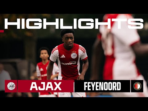Wonderful goals from Moeijed Abdalla! 👁️ | Highlights Ajax O14 - Feyenoord O14