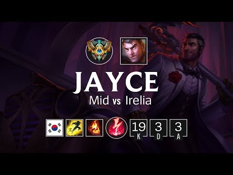 Jayce Mid vs Irelia - KR Challenger Patch 8.13