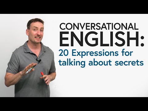 Learn English: 20 Expressions about Secrets
