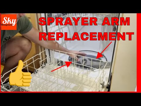 Fix a Frigidaire dishwasher spray arm