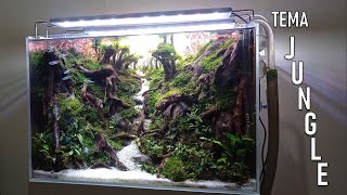 Cara Mudah Setting Aquascape Tema Jungle