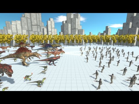 100 Commando Bo vs ALL ARMIES Animal Revolt Battle Simulator