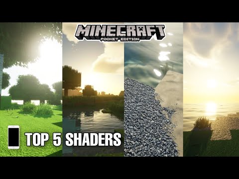 Top 5 Shaders For Minecraft PE | Minecraft Mobile RTX Graphics | RTX Minecraft Download