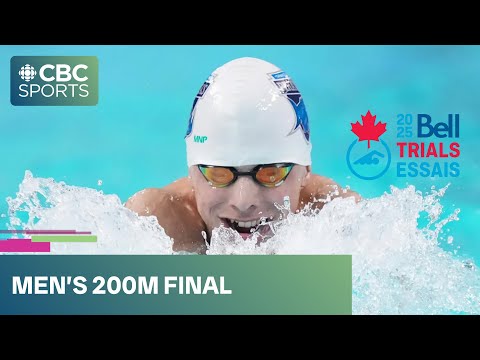 Men's 200m breaststroke final at Bell Canadian Swimming Trials | #CBCSports