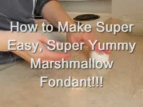Easy Fondant Recipe | Marshmallow Fondant | How To Make Marshmallow Fondant | Easy Homemade Fondant Video