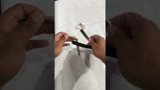 🔴 COMO COLOCAR A LÂMINA NA NAVALHA | BARBEIRO INICIANTE #barbeiroiniciante #navalha #shorts