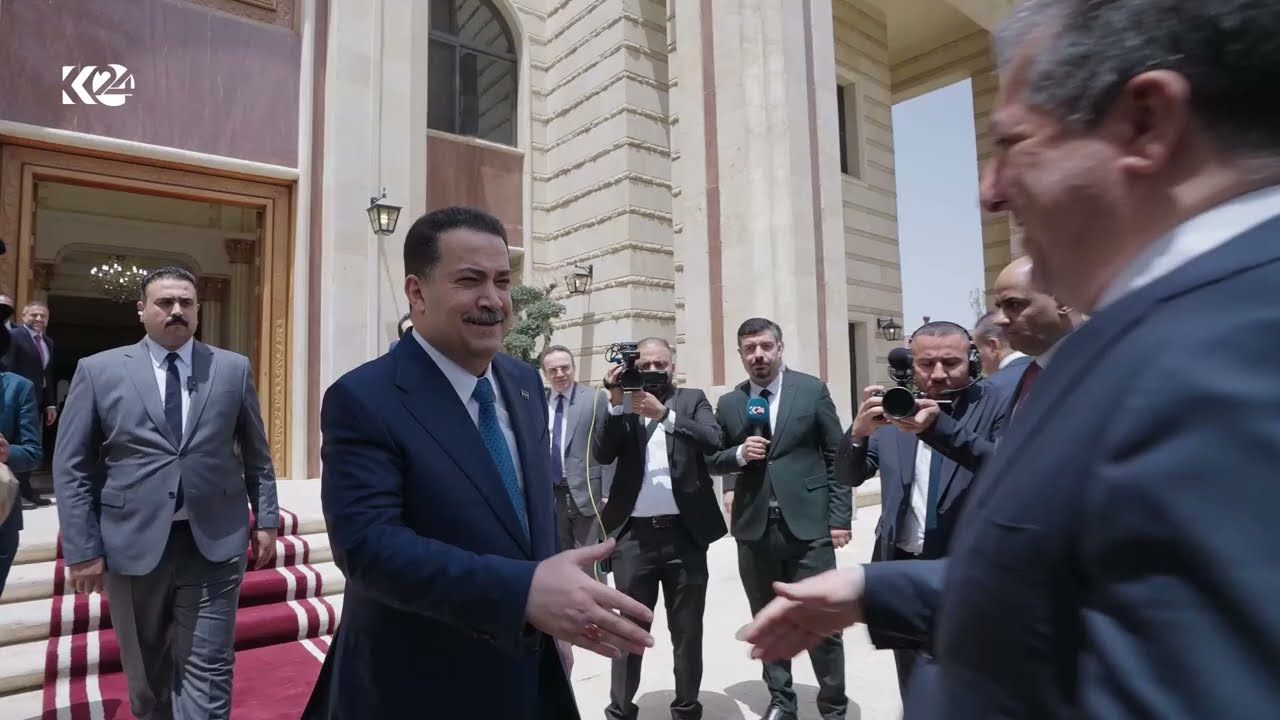 ڤیدیۆ | کۆبوونەوەی سەرۆکوەزیران مەسرور بارزانی لەگەڵ محەممەد شیاع سوودانی
