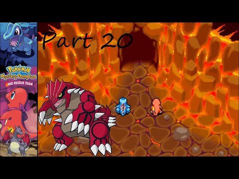PMD Red Rescue Team Part 20 To the Magma Cavern! Quell the mighty Groudon!