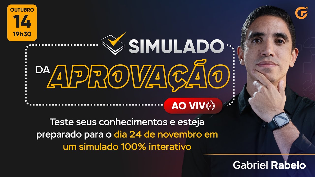 SIMULADO DA APROVAÇÃO | EXAME DE SUFICIÊNCIA 2024.2 | AULA 01 | REPLAY