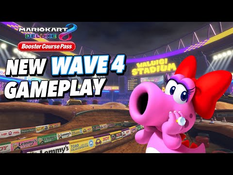 NEW Gameplay + Music of All 8 Tracks in Wave 4 of Mario Kart 8 Deluxe Booster Course DLC! (JP Site)