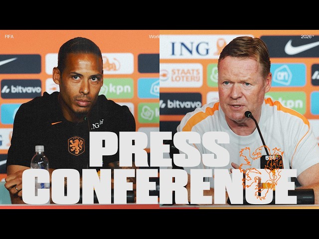 PRESS CONFERENCE 🎙️ Virgil van Dijk & Ronald Koeman on the start of the #FIFAWorldCup 🌎