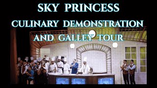 🚢🍽️🍕🍰SKY PRINCESS Galley Tour & Culinary demonstration🍰🍕🍽️🚢