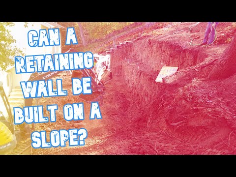 Excavation and Grading for Retaining Wall (time lapse)