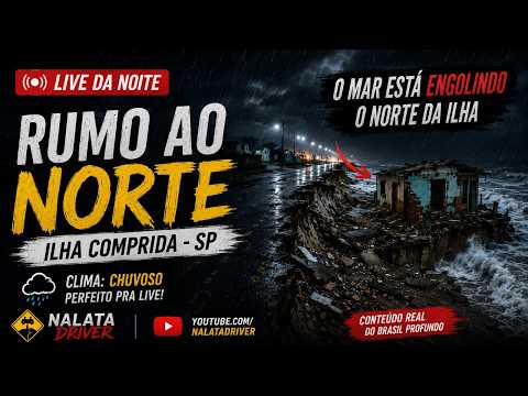 🚨 AO VIVO: ILHA COMPRIDA ESTÁ QUASE DESAPARECENDO? 🌊 O MAR ESTÁ AVANÇANDO!