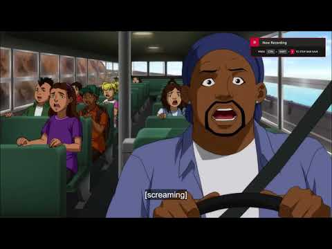 Young Justice:  Klarion takes over bus