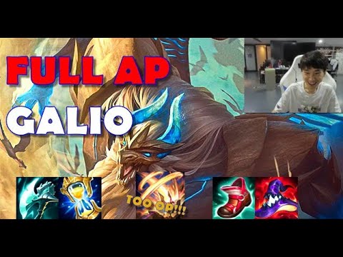 Full AP Galio by DoinB on the Chinese Super Server!!!!