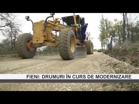 FIENI: Drumuri in curs de modernizare - www.columnatv.ro