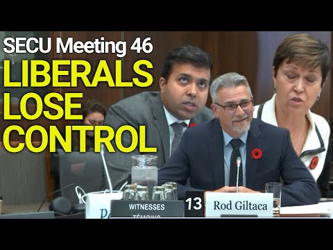 CCFR at SECU - Liberals Lose Control (Rod Giltaca witness testimony at Public Safety Committee C-21)
