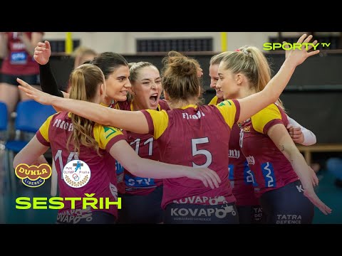 VK Dukla Liberec vs. PVK Olymp Praha 3:0 | DATART extraliga ženy | SESTŘIH