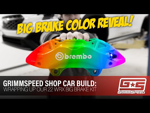 Wrapping Up Our 2022 WRX Big Brake Kit