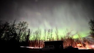Aurora Borealis At Dawn -January 20, 2016.